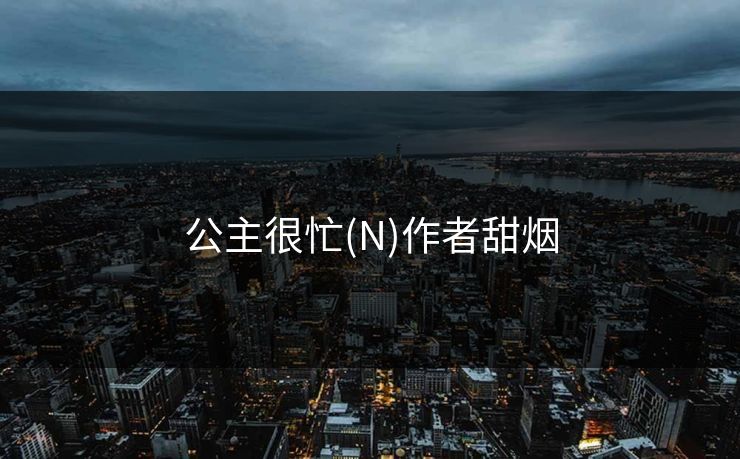 公主很忙(N)作者甜烟